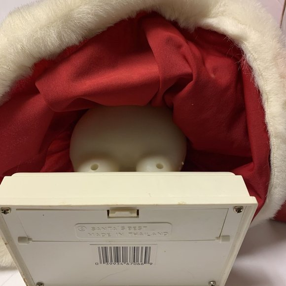 Santa’s Best Undercover Kids Animated 14” Girl 1993 Christmas Motionet Red Dress - Picture 7 of 9